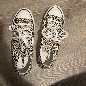Cheetah Print Converse